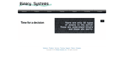 Desktop Screenshot of binary-systems.com